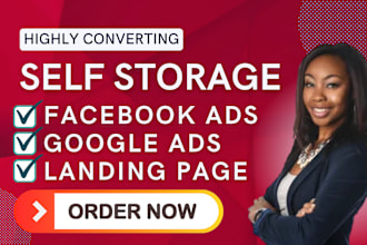 generate exclusive self storage center leads warehouse website leads funnel