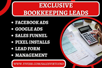 generate exclusive bookkeeping cpa tax accounting mca finance consultation leads
