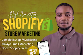 do shopify dropshipping marketing , virtual assistant or website promotion