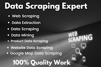 web scraping or data entry website data scraping from any website or directory