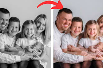 professionally colorize and restore your black and white photos