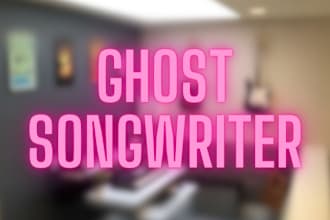 be your ghost songwriter for pop, rock and indie