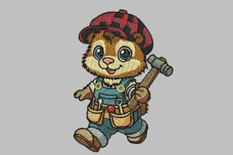 do digitize embroidery design into dst pes files in 1 hour