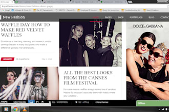 build a fully responsive fashion site