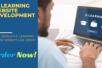 build modern wordpress e learning course website like udemy