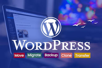 transfer, migrate wordpress website to new host or domain