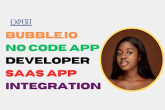 build a functional web app on bubble io saas website application API integration