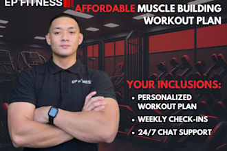 create an affordable muscle building workout plan