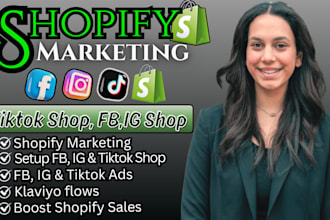 boost shopify dropshipping store sales with tiktok, ig, fb shop, and meta ads