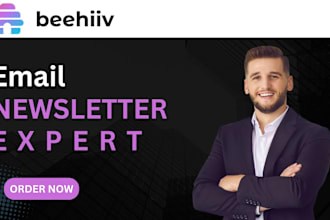 professionally setup beehiiv account beehiiv newsletter beehiiv landing page