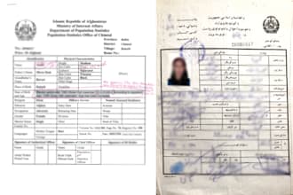 translate afghan tazkira in pashto english and dari
