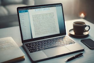 professional document typing in english