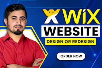 do wix website development, design, redesign wix website or wix ecommerce store