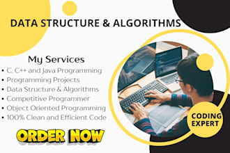 assist you with data structures and algorithms tasks in java and python