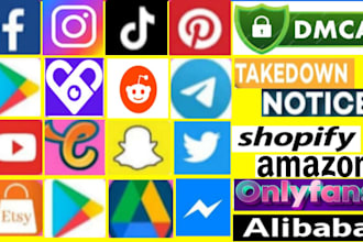 takedown report harassing,defaming mugshots,website,social media,google by dmca