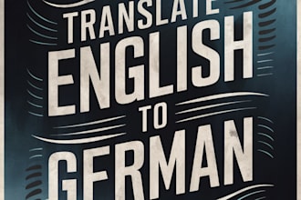 translate english into german and german into english