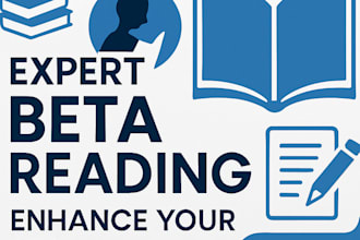 provide professional beta reading and critique for your fiction book
