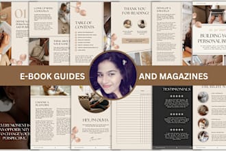 design digital ebook, pdfs and guides  professionally