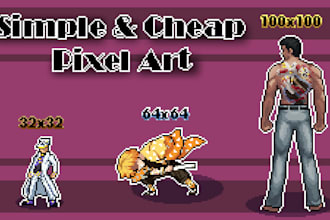 make pixel art for you