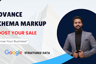 provide schema markup, rich snippet and structured data