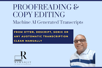 proofread edit machine auto ai transcript