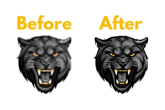 enhance and sharpen your logo, icon or illustration