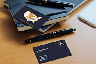 be your professinal logo business card and poster design