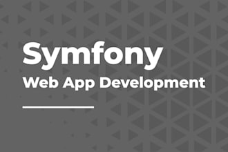 build, fix and customize your symfony PHP web application
