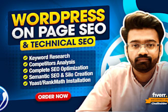do wordpress SEO and onpage optimization service for better google ranking