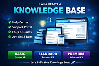 create product knowledge base and faqs for your business