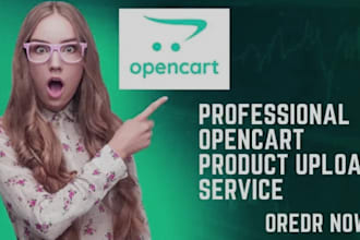 upload products and add category in opencart store