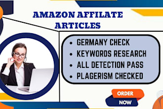 write an expert amazon affiliate articles  and do SEO blog post