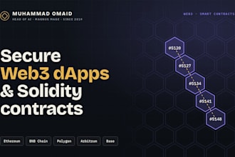 build a secure web3 dapp with solidity smart contracts