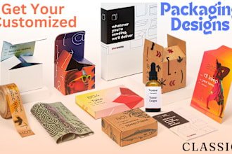 create packaging design, supplement label, pouch and box