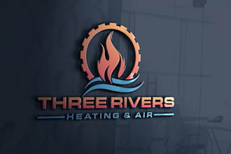do modern plumbing heating air conditioning and oil gas logo
