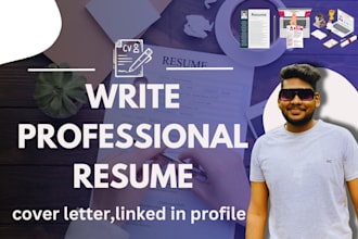 write professional resume,cover letter,linked in profile