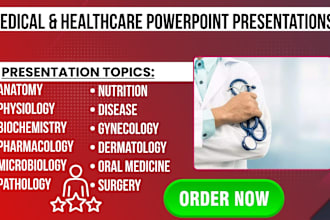 design slides powerpoint medical healthcare charts infographics speaker notes