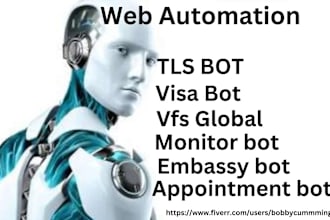 automate your vfs booking bot, flight booking, automated booking assistant