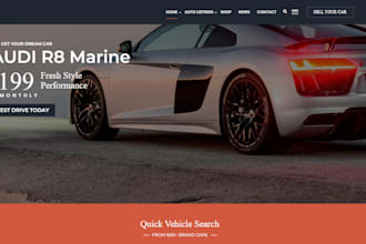 design automotive dealership website car dealership website