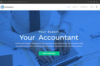 design bookkeeping landing page finance accounting website bookkeeping website