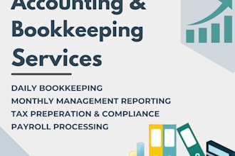 do accounting and bookkeeping on tally, zoho, quickbooks, sage, xero
