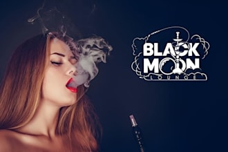 design heart touching vape logo in illustrator for your business