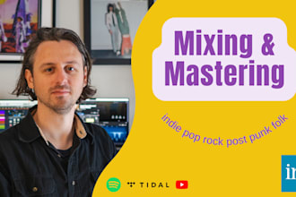 mix and master your indie rock or pop song