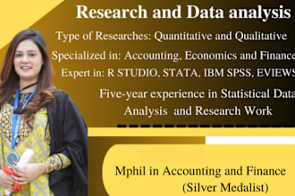 be your data analyst do data analysis on stata, spss, smart pls and eviews