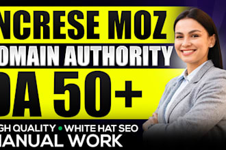 increase domain authority moz da 50 plus using white hat dofollow seo backlinks