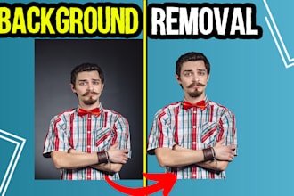 remove background or object from your pic in 8 to 12 hours
