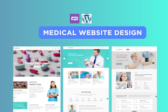 design stunning medical, pharmacy website