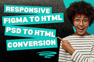 do psd to html figma to html css sketch to html responsive