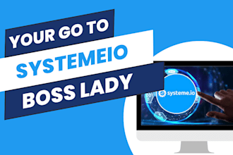 design a catchy sales funnel, landing page on systeme io