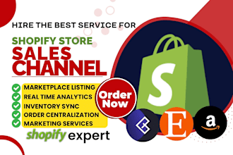 setup shopify store marketplace cedcommerce sales channel listing amazon etsy